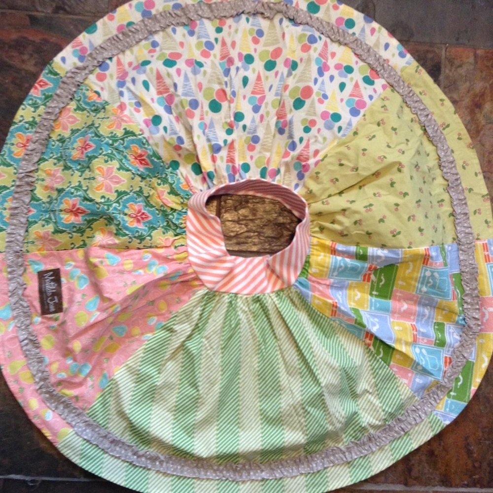 MATILDA JANE mixed pattern circle skirt 6 (E4) - Picture 6 of 8